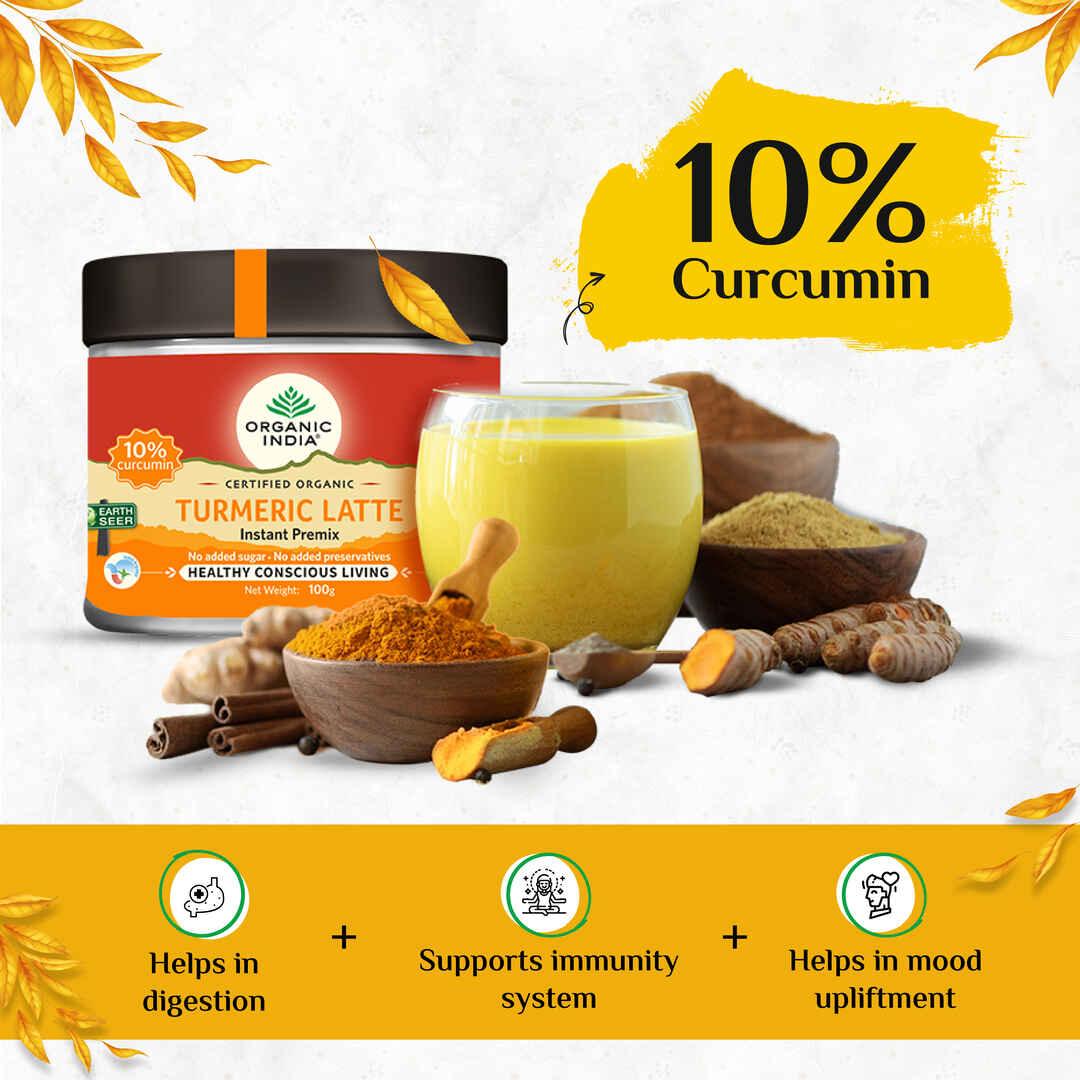 Turmeric Latte Instant Premix 100gm - AHA KART