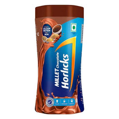 Horlicks Millet Chocolate Flavor Nutrition Drink Powder -400 gm Jar - AHA KART