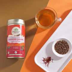 Kashmiri Kahwa with Saffron 100 gm Tin - AHA KART