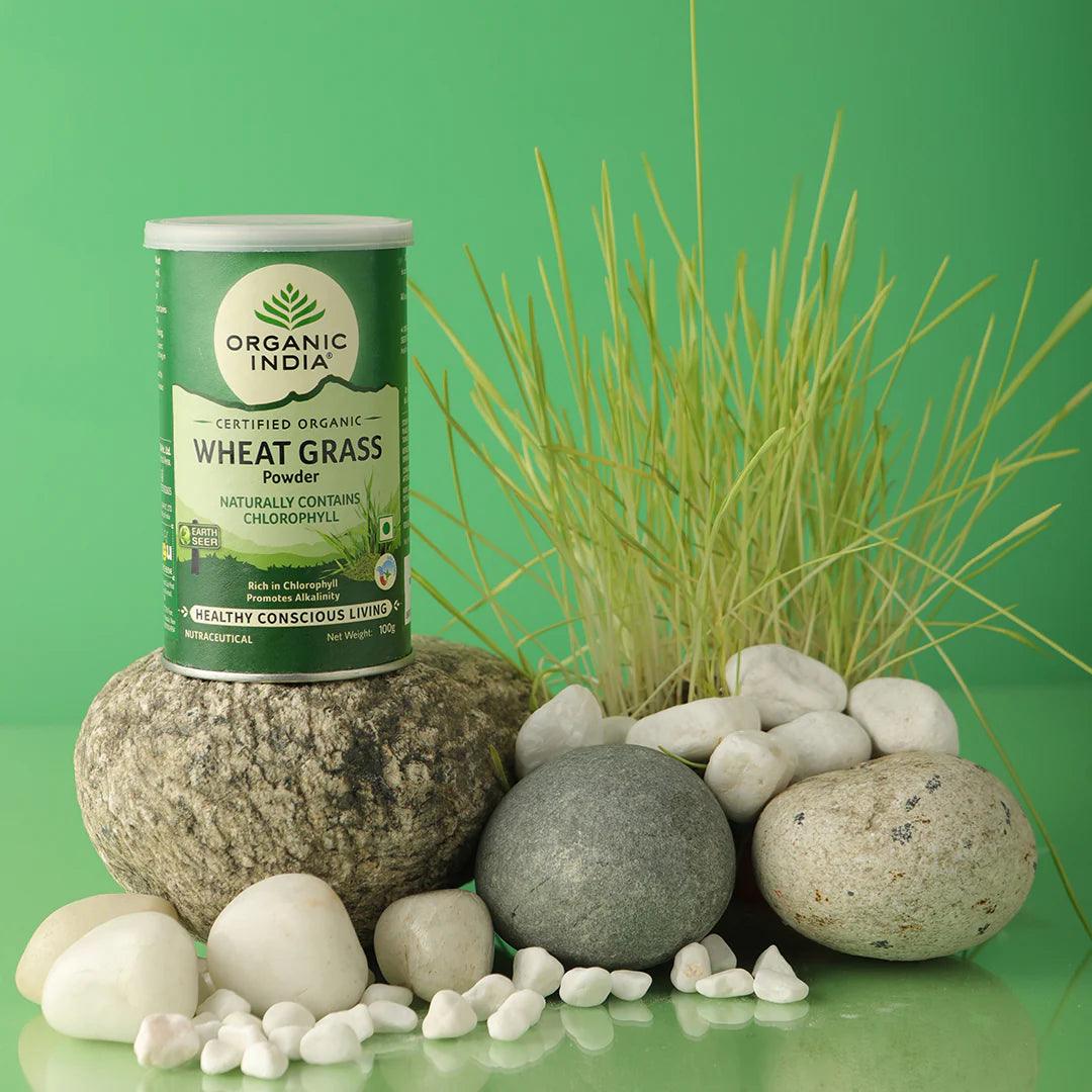 Organic Wheatgrass Powder Rich in Antioxidants & minerals - AHA KART