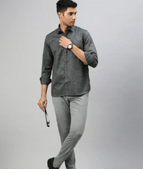 Men's Cotton Shirt Gray