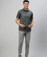 Men's Cotton Shirt Gray