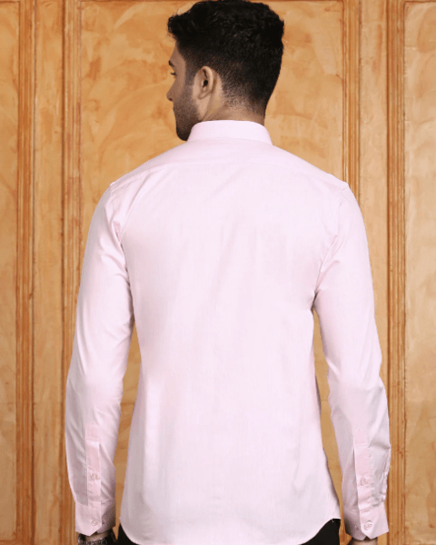 Men Cotton Light Pink Shirt G115