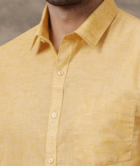 Mens Cotton Rich shirt Yellow T39 Tod