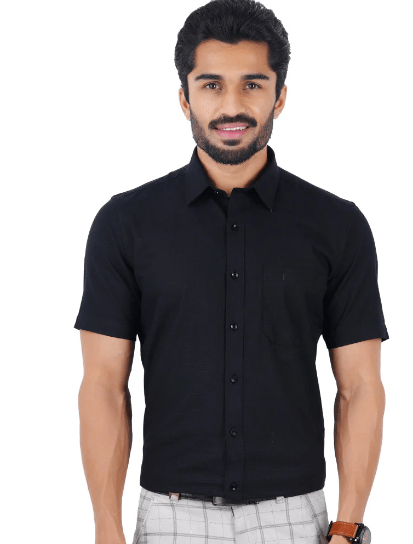 Men's Cotton Shirt black GT