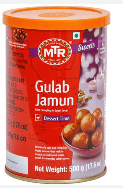 MTR Gulab Jamun Tin 500 g