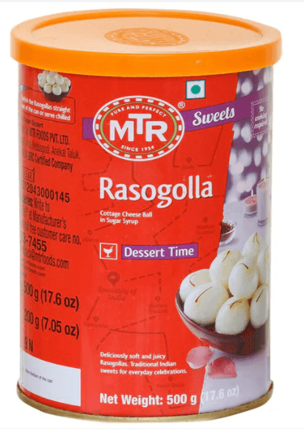 MTR Rasogolla 500 g