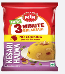 MTR 3 Minute Kesari  Halwa Pouch 60 g