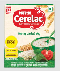 NESTLE CER ELAC - 12–24 months, 300g-Multigrain, DAL & Vegetables