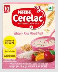 NESTLE CERELAC - 10–24 months, 300gm Wheat-Rice & Fruit