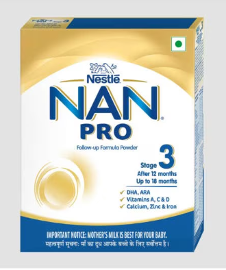 NESTLE NAN PRO Bag-in-Box, 400gm Stage 3: 12-18 months