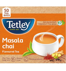 Tatley | Masala chai With Natural Flavour | Black Tea | 50 bags 100g