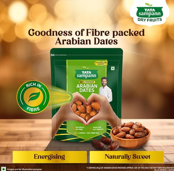 Tata Sampann - 100% Premium Arabian Dates 500g