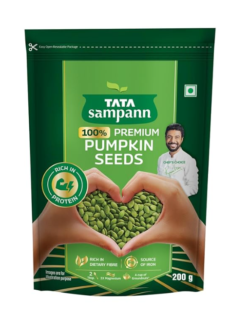 Tata Sampann 100% Premium Pumpkin Seeds 200g