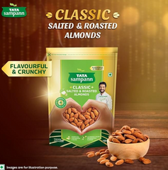 Tata Sampann Classic Salted And Roasted Almond 190g