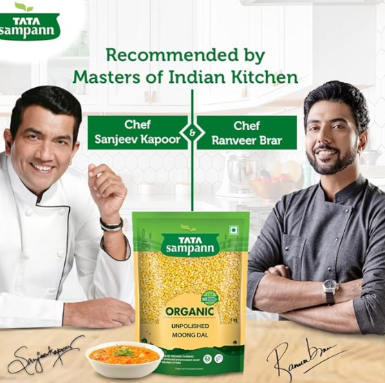 Tata Sampann Organic Moong Dal 1kg