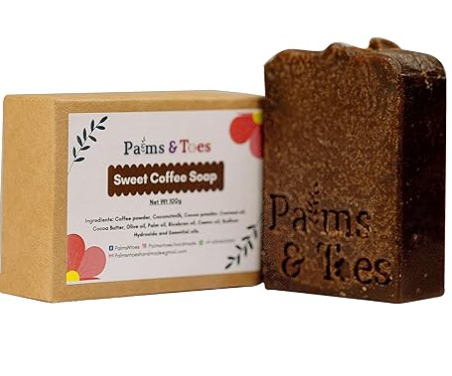 Tendrils Palm And Toes Sweet Coffe Soap Pack of 4