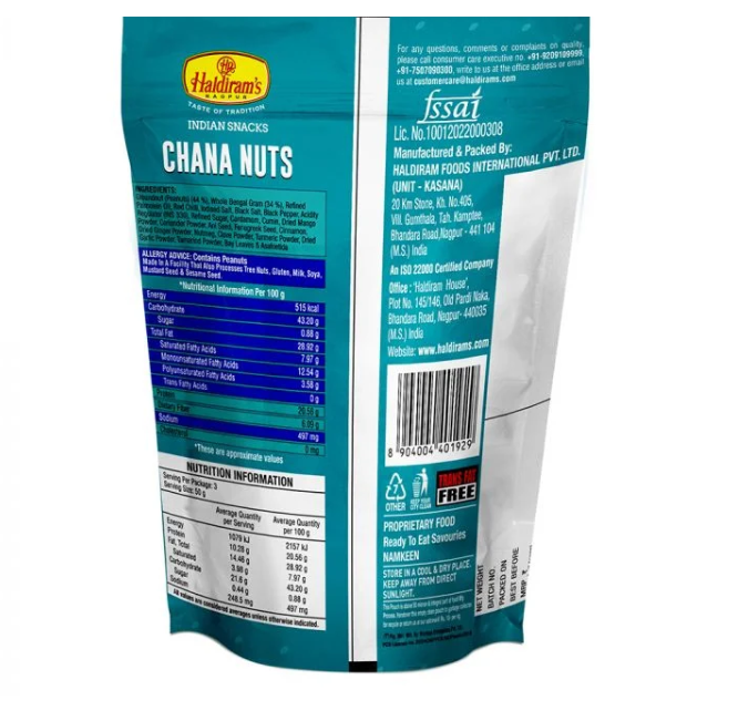 Haldirams Chana Nuts ( 200gms )