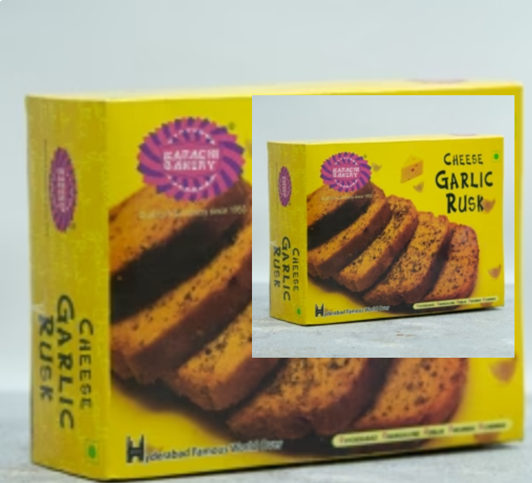 Karachi Bakery Cheese Garlic Rusk