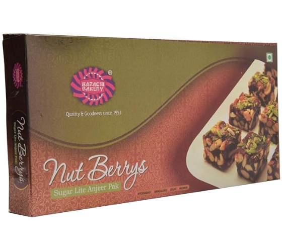 Karachi Bakery Nutberry Sugar Lite Anjeer Pak