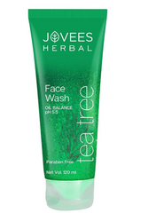 Jovees Tea Tree Oil Control Face Wash | Oily & Acne Prone Skin