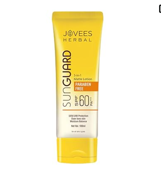 Jovees Sun Guard Lotion SPF 60 PA+++ Broad Spectrum | Matte Lotion