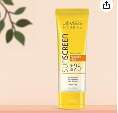 Jovees Fairness Gel Sunscreen SPF 25 | Oily & Combination Skin