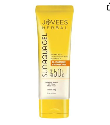 Jovees Sun Aqua Gel SPF 50 PA+++ | Oily & Combination Skin