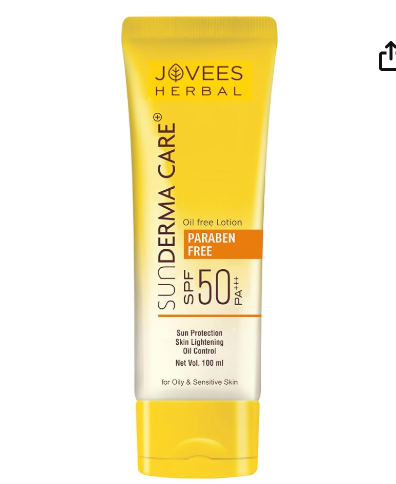 Jovees Sun Derma Care Lotion SPF 50 PA+++ Broad Spectrum| Quick Absorption