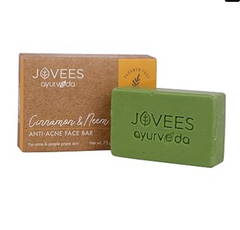 Jovees Cinnamon & Neem Anti Acne Face Bar Soap