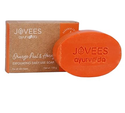 Jovees Orange Peel & Honey Exfoliating Daily Use Soap