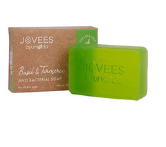 Jovees Basil & Turmeric Anti Bacterial Soap