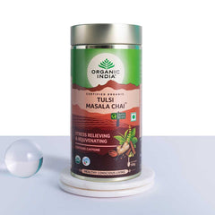 Tulsi Masala Chai 100g Tin - AHA KART