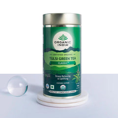 Tulsi Green Tea Classic 100g Tin - AHA KART