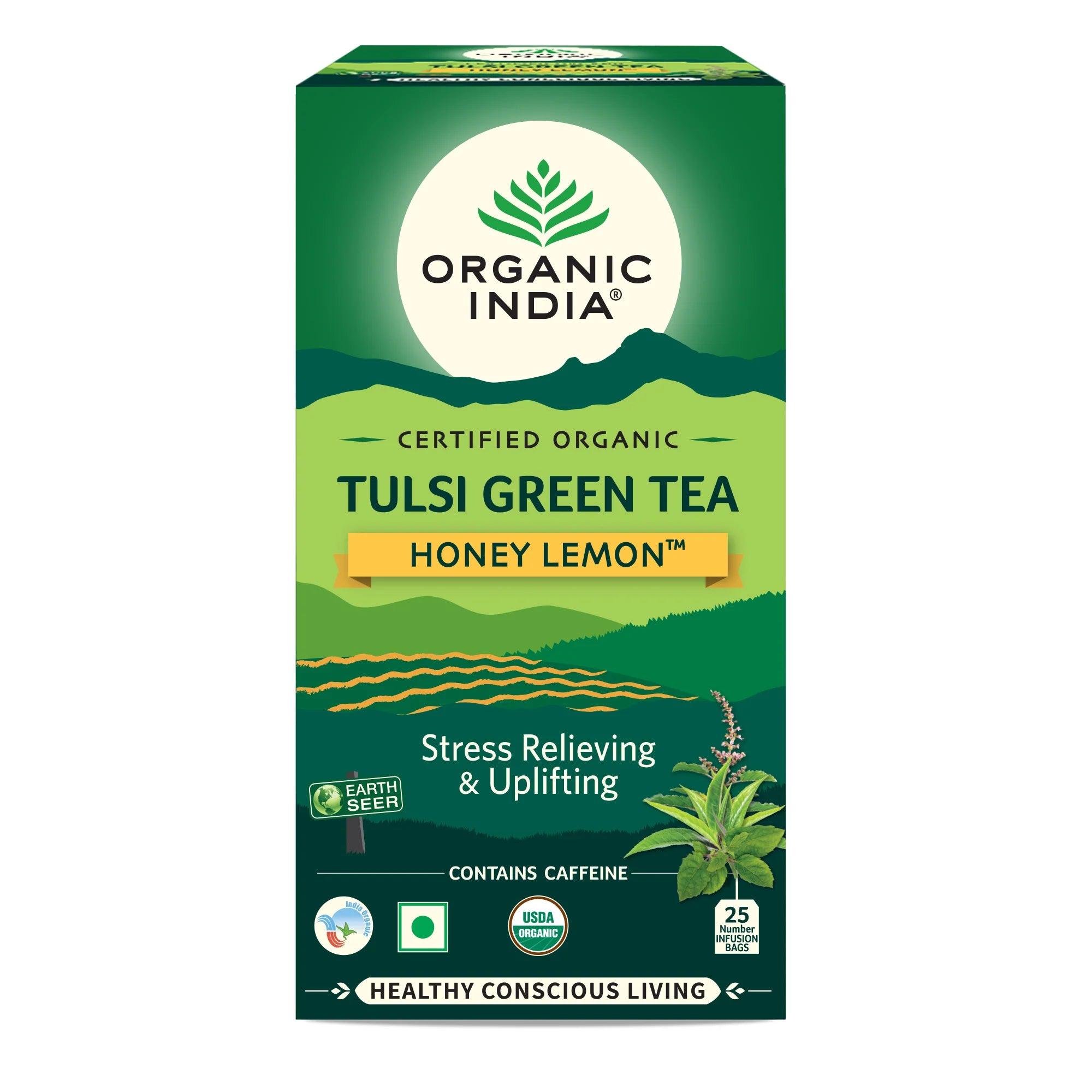 Tulsi Green Tea Honey Lemon - AHA KART