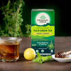 Tulsi Green Tea Honey Lemon - AHA KART