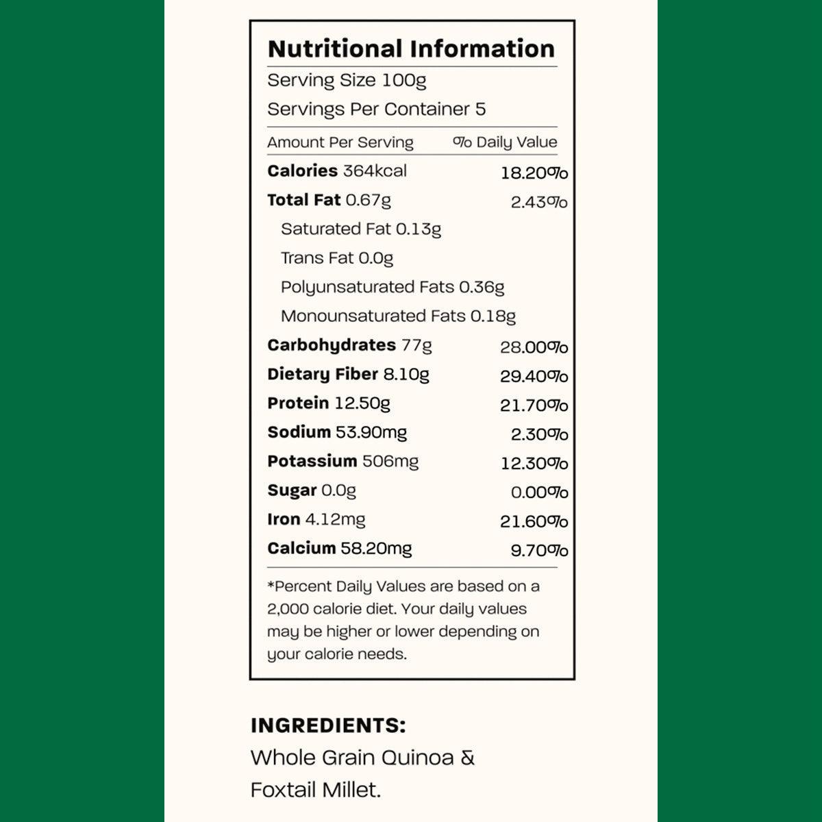 Inner being Quinoa and Millet Blend