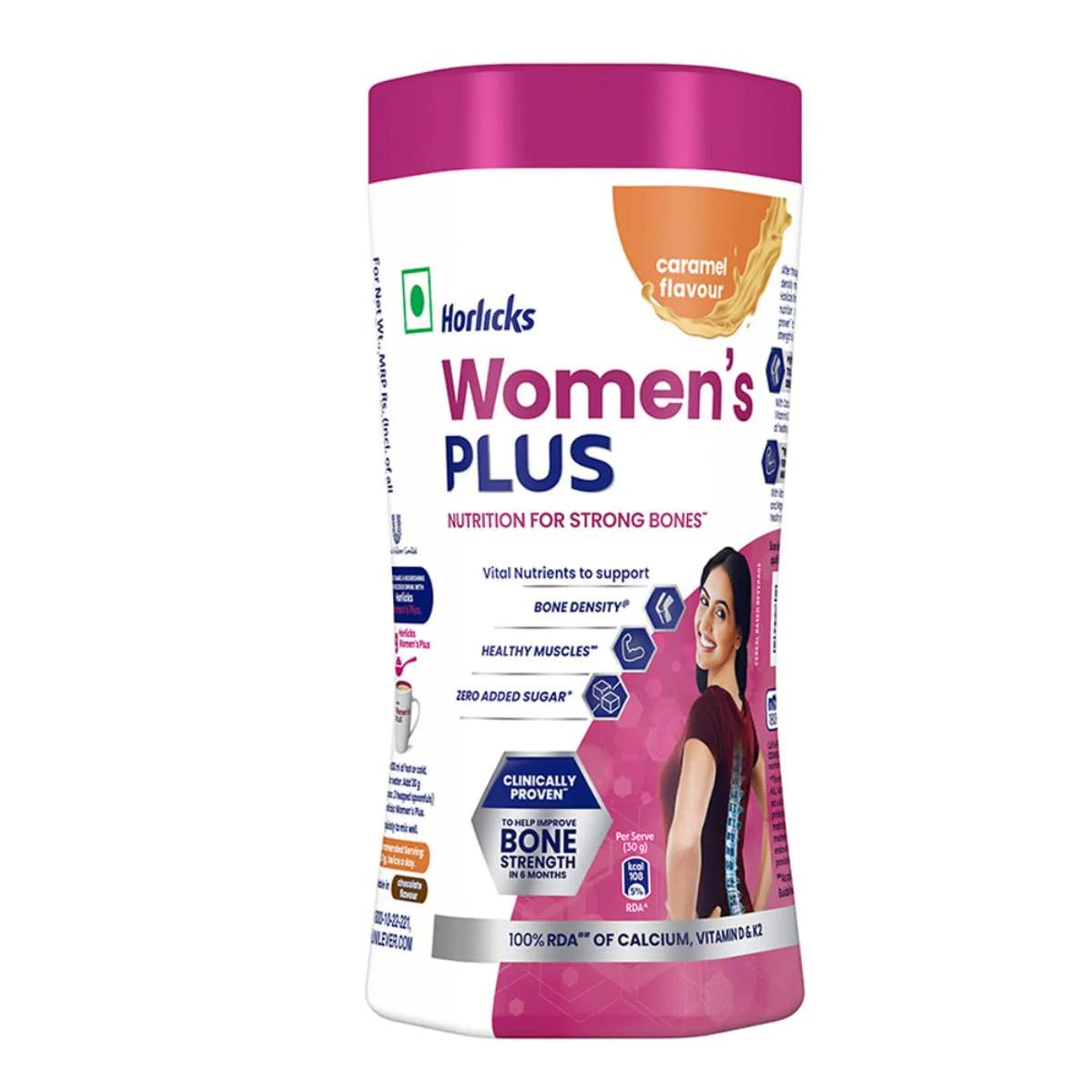 Women’s Plus Horlicks Caramel Flavor in a Convenient PET Jar - AHA KART