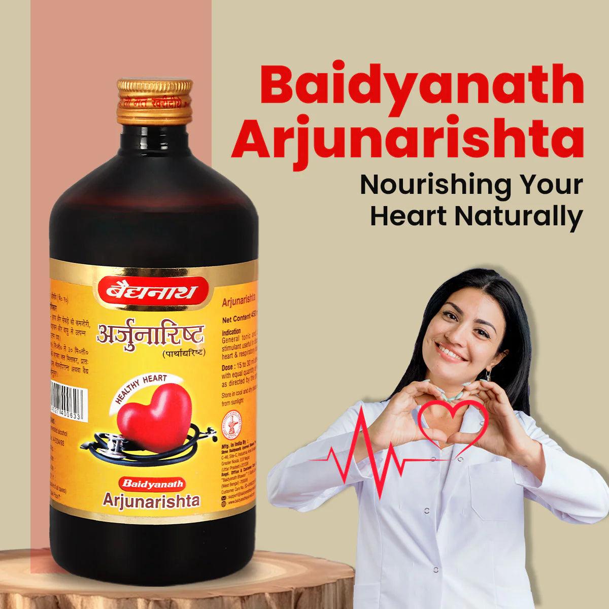 Baidyanath Arjunarishta (450 ml) - AHA KART